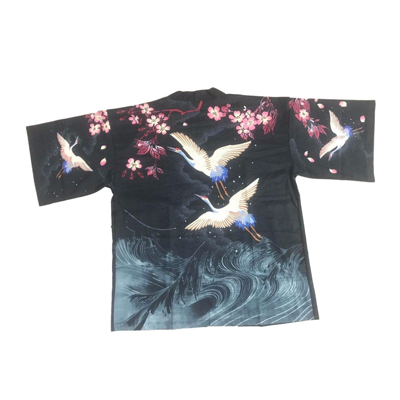 Ukiyo-e Print Kimono Cardigan, view 4