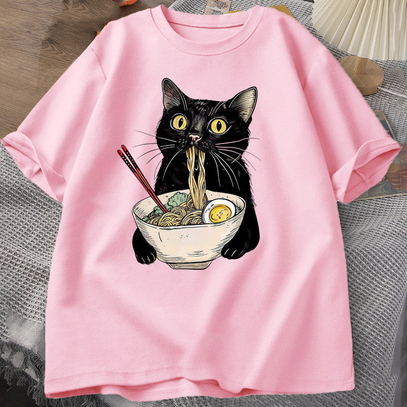 Ramen Cat Graphic Tee, view 8