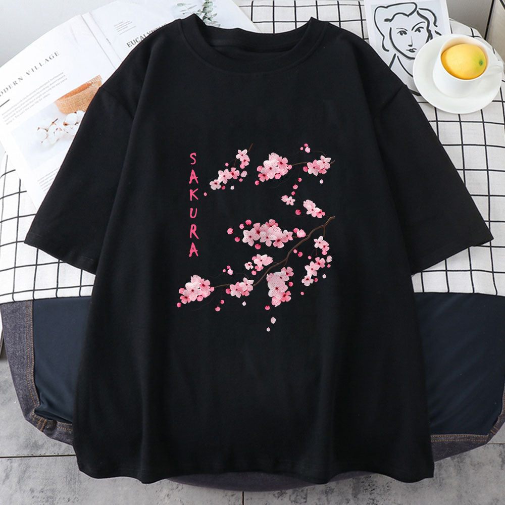 Cherry Blossom Women's Graphic Tee, view 2
