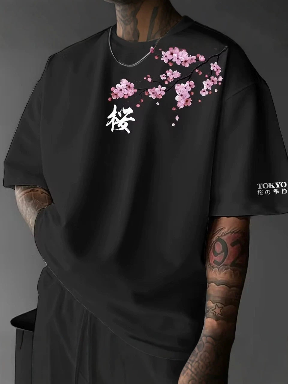 Tokyo Cherry Blossom Graphic Tee, alternate view