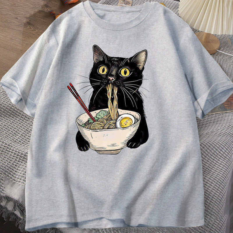 Ramen Cat Graphic Tee, view 4