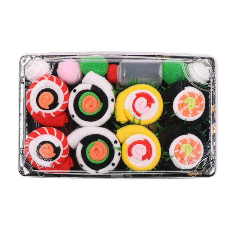 Sushi Novelty Socks Set - Combed Cotton Mid-Calf, alternate view 4