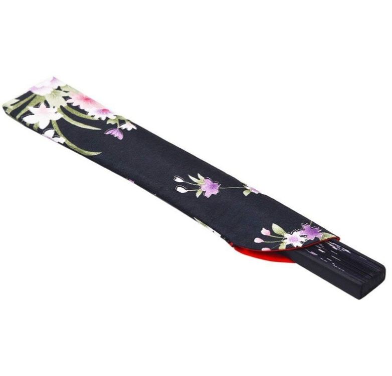 Sakura Folding Hand Fan - Cherry Blossom Print, view 2