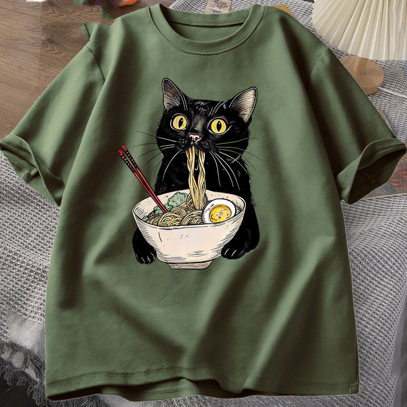 Ramen Cat Graphic Tee, view 7