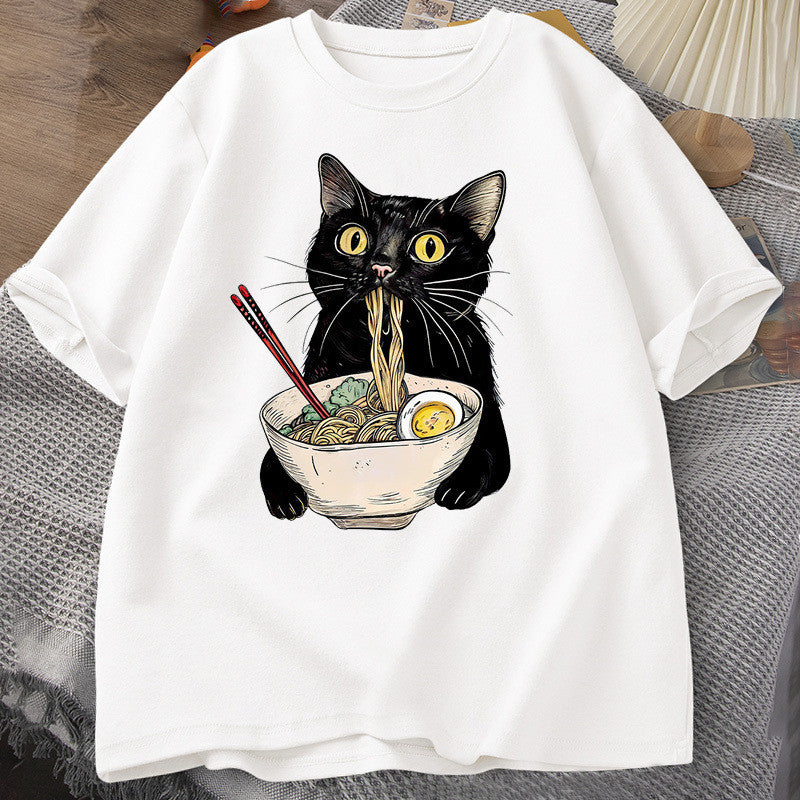 Ramen Cat Graphic Tee, view 9