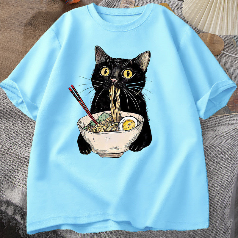 Ramen Cat Graphic Tee, view 5