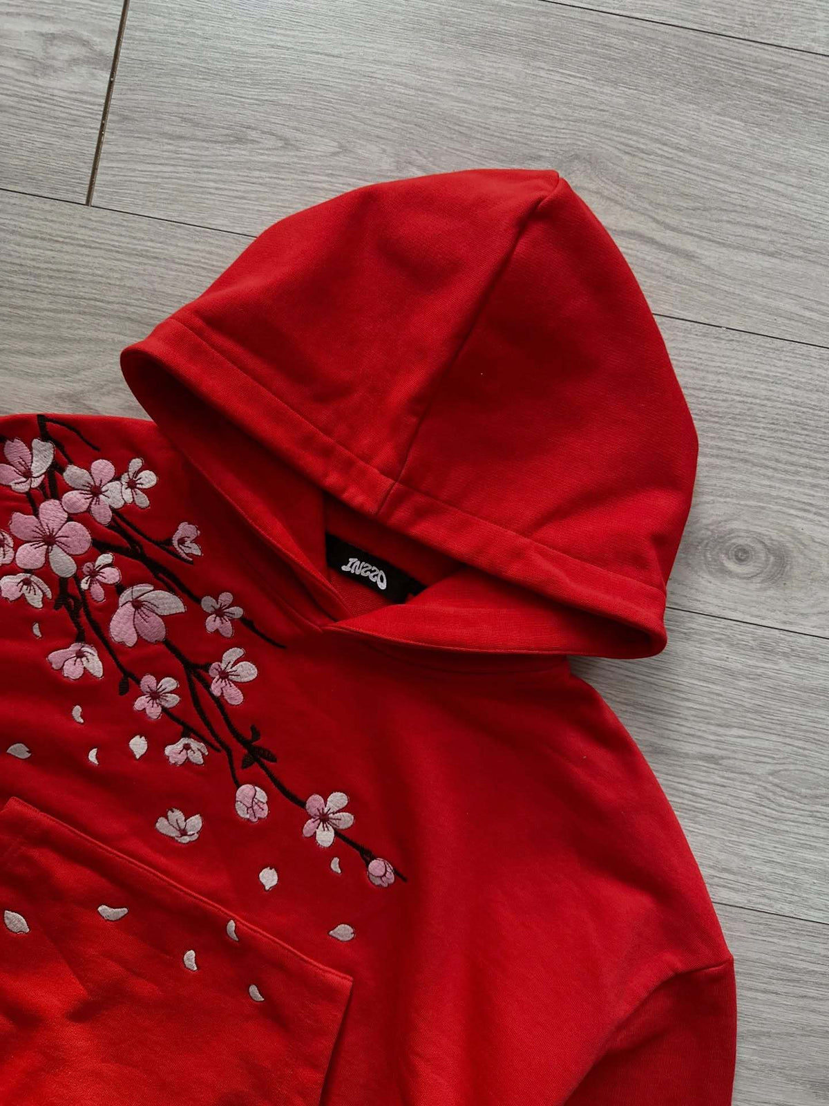 Cherry Blossom Print Pullover Hoodie, alternate view 2