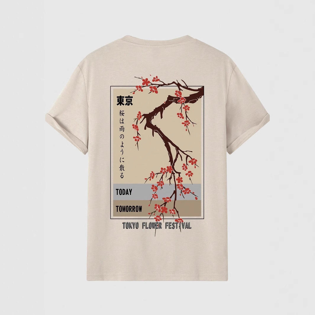 Tokyo Flower Festival Retro Art Tee, view 2