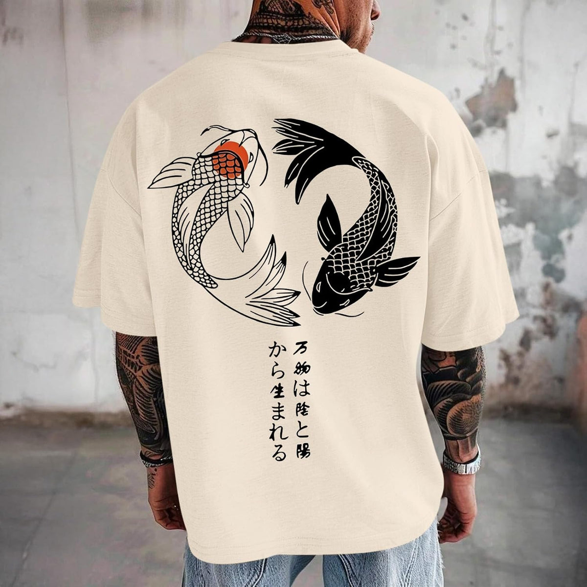 Oversized Graphic Tshirts for Men Japanese Streetwear Shirts Vintage Harajuku T Shirts Drop Shoulder Designer Tees