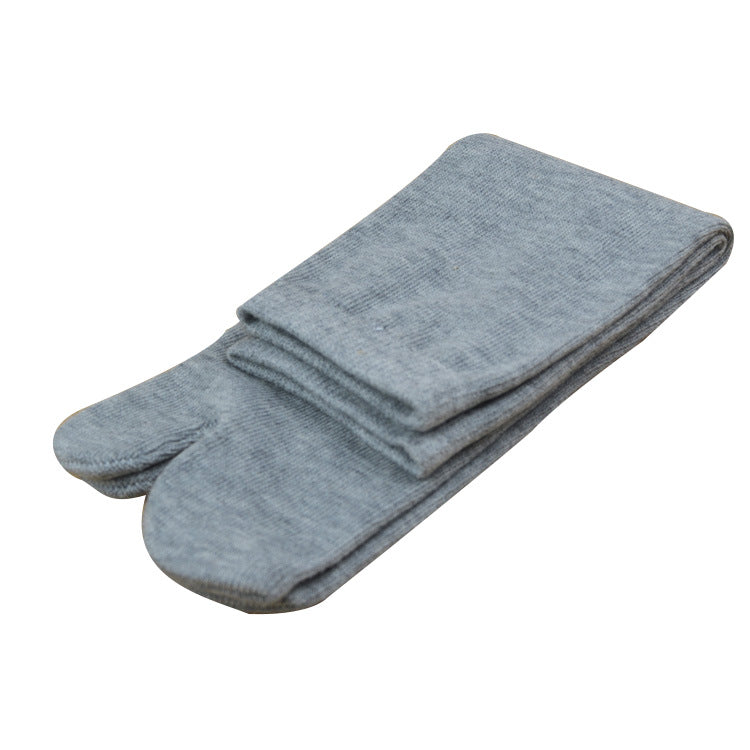 Japanese Tabi Split-Toe Socks - Two-Toe Clog Socks, Grey
