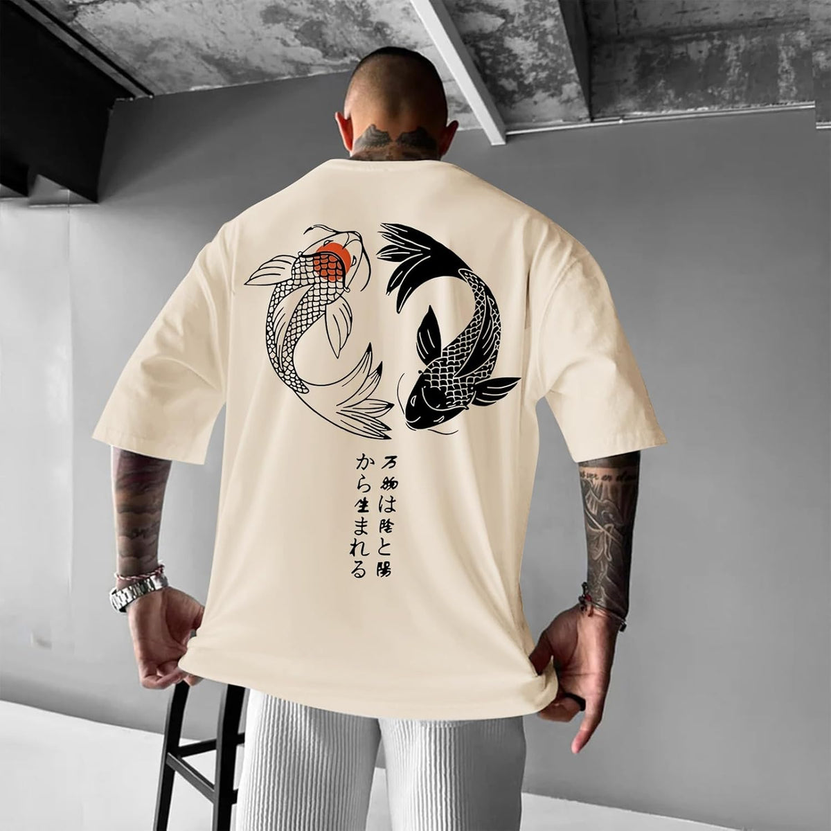 Oversized Graphic Tshirts for Men Japanese Streetwear Shirts Vintage Harajuku T Shirts Drop Shoulder Designer Tees